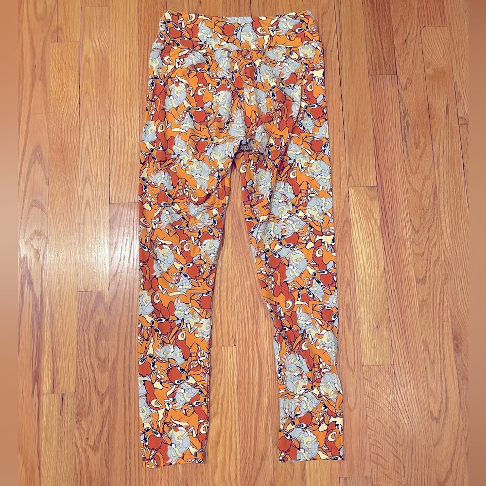 Lularoe Disney Bambi & Thumper One Size Legging